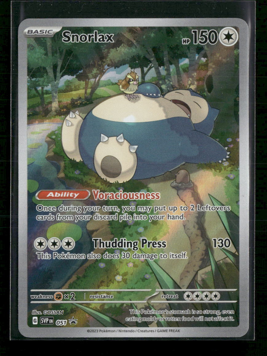 SV: Scarlet & Violet Promo Cards Snorlax #051 - Golden Apple Comics