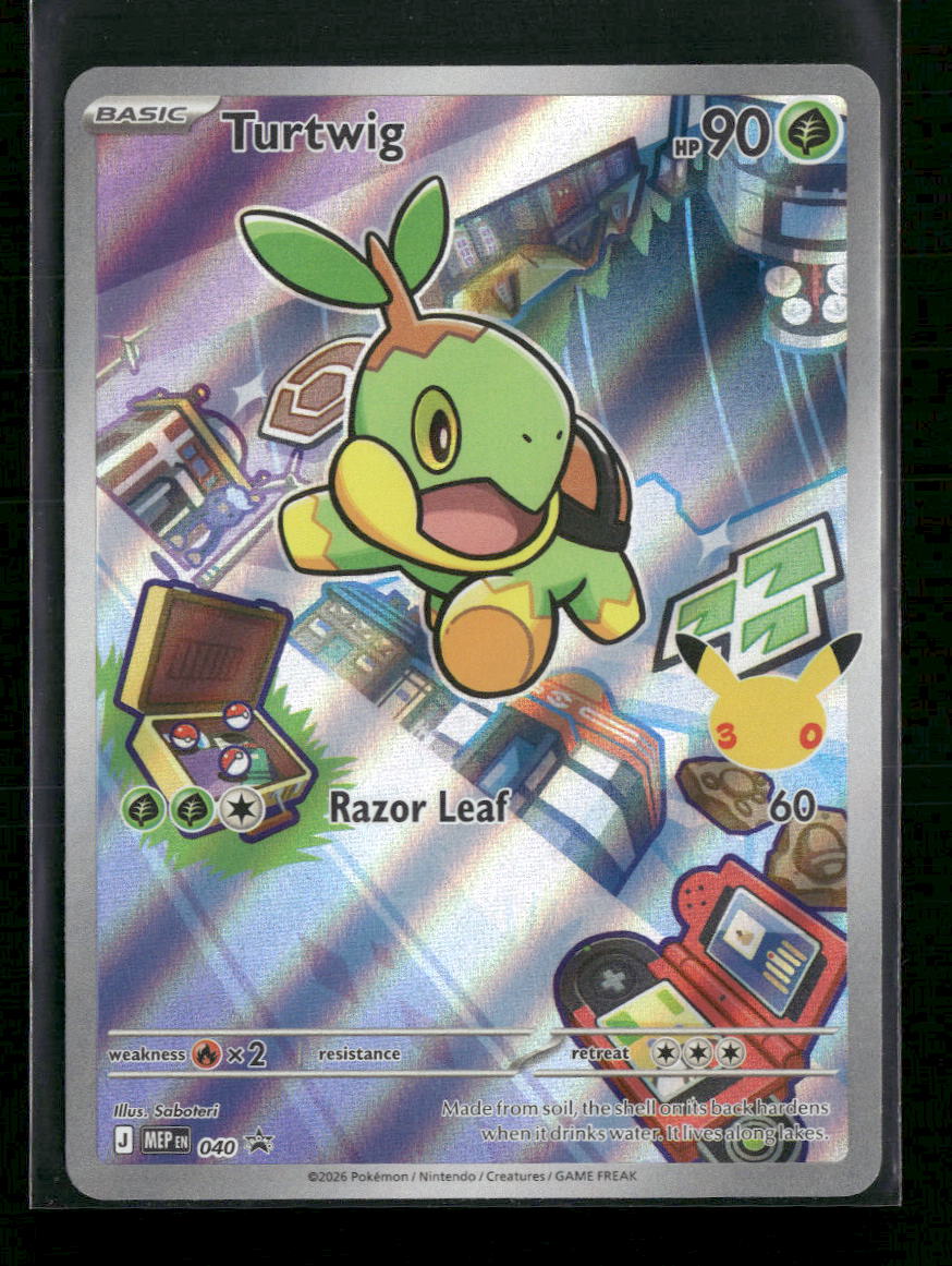 ME: Mega Evolution Promo Turtwig #040 - Golden Apple Comics