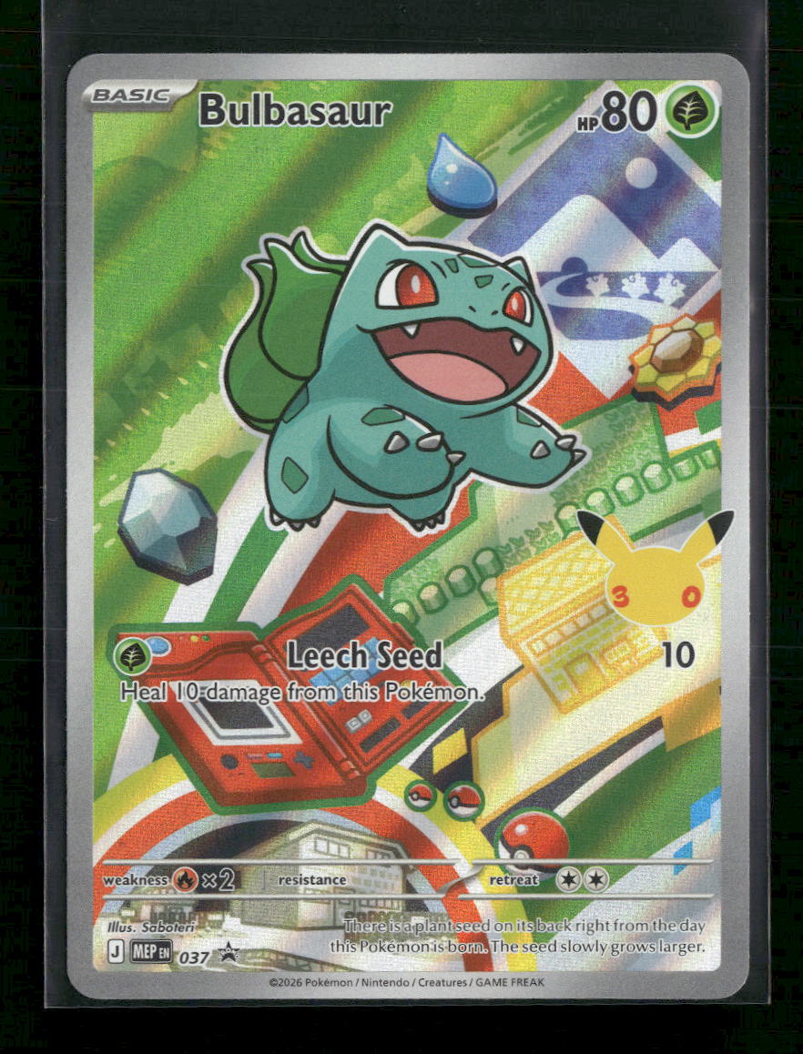 ME: Mega Evolution Promo Bulbasaur #037 - Golden Apple Comics