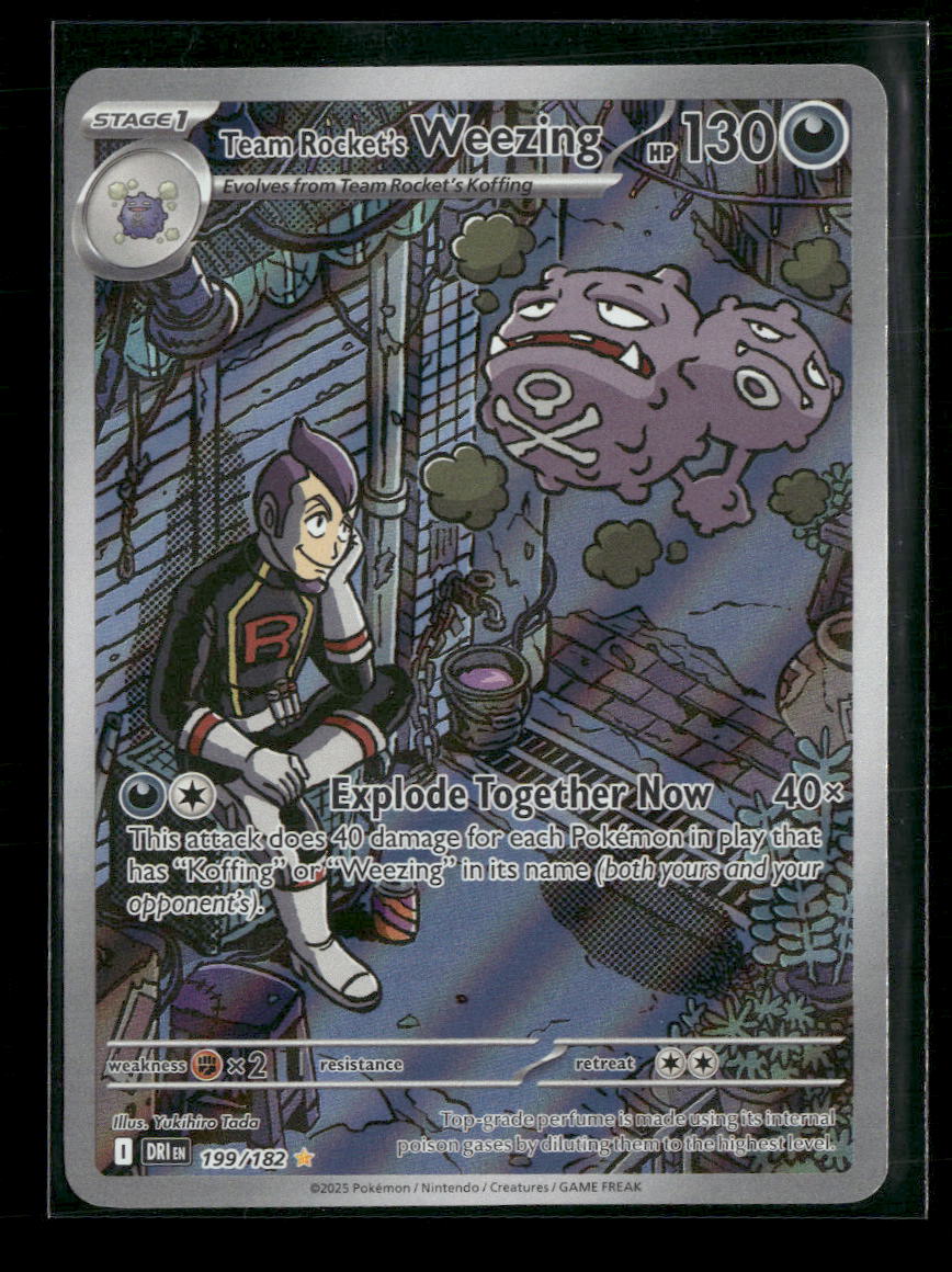 SV10: Destined Rivals Team Rocket's Weezing #199/182 - Golden Apple Comics