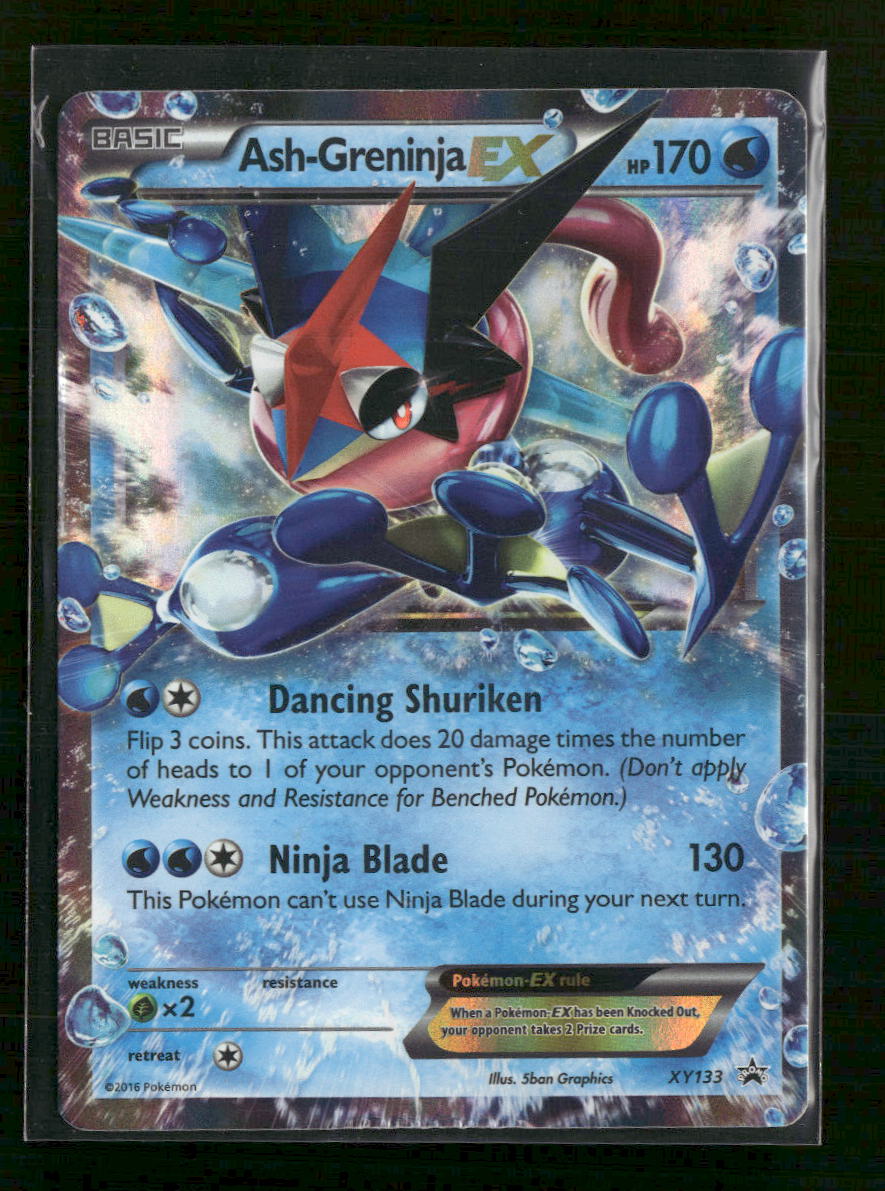 XY Promos Ash-Greninja EX #XY133 Damaged - Golden Apple Comics