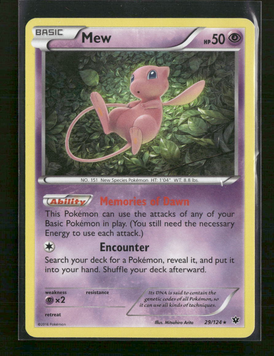 XY - Fates Collide Mew #29/124 - Golden Apple Comics