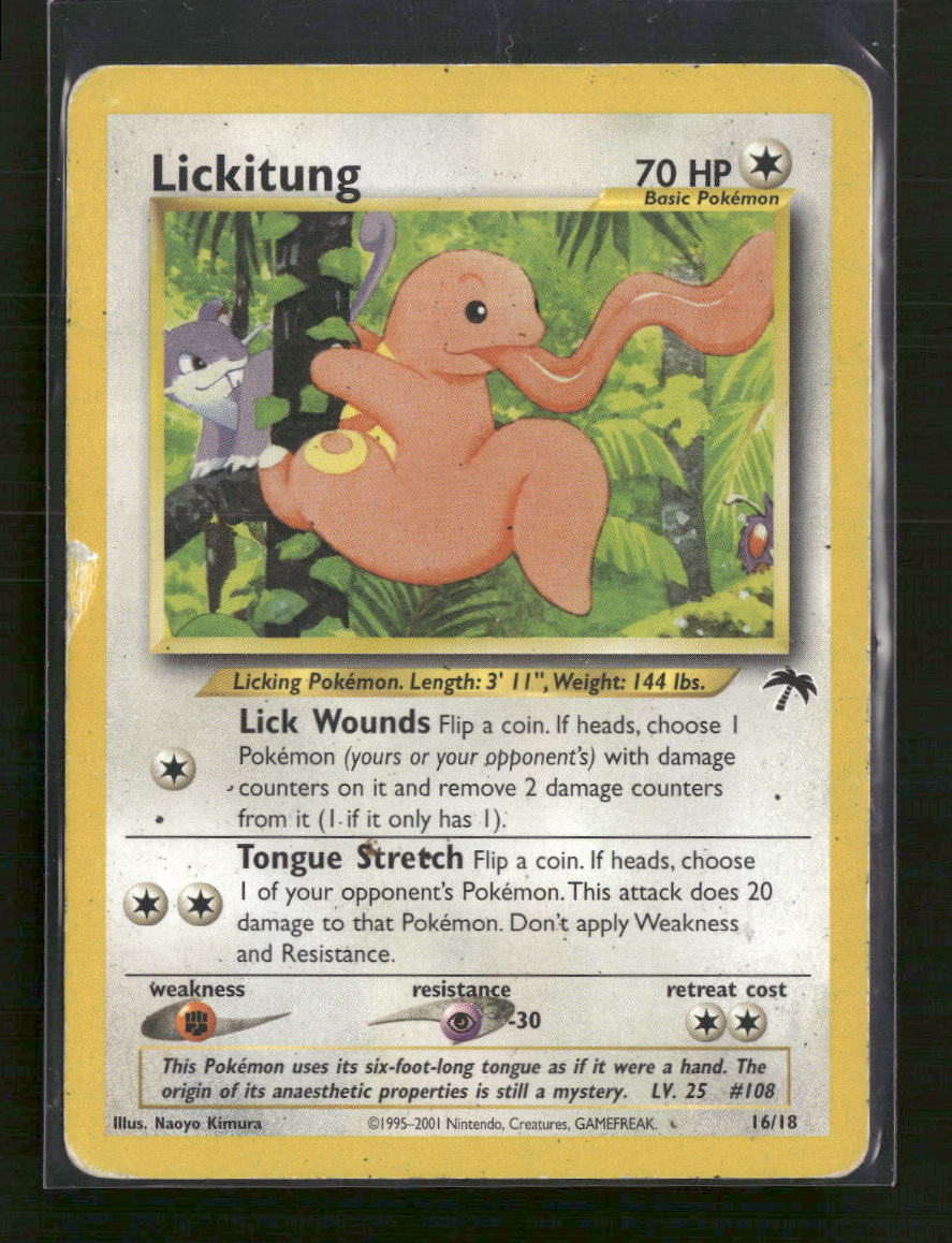 Southern Islands Lickitung #16/18 damaged - Golden Apple Comics