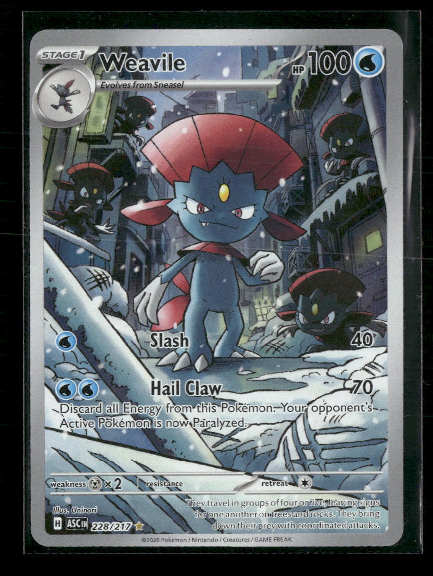 ME: Ascended Heroes Weavile #228/217 - Golden Apple Comics