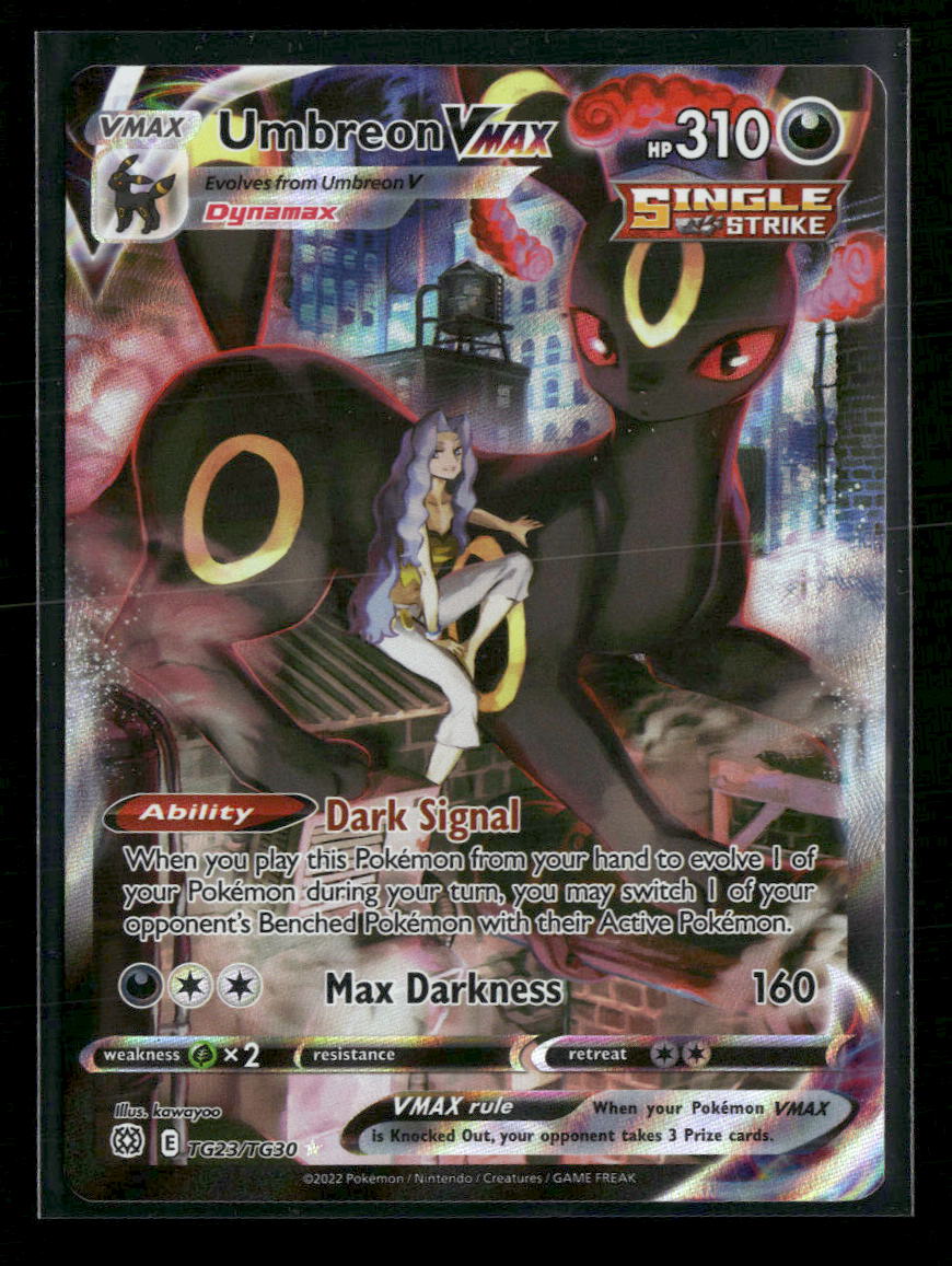 SWSH09: Brilliant Stars Trainer Gallery Umbreon VMAX #TG23/TG30 - Golden Apple Comics