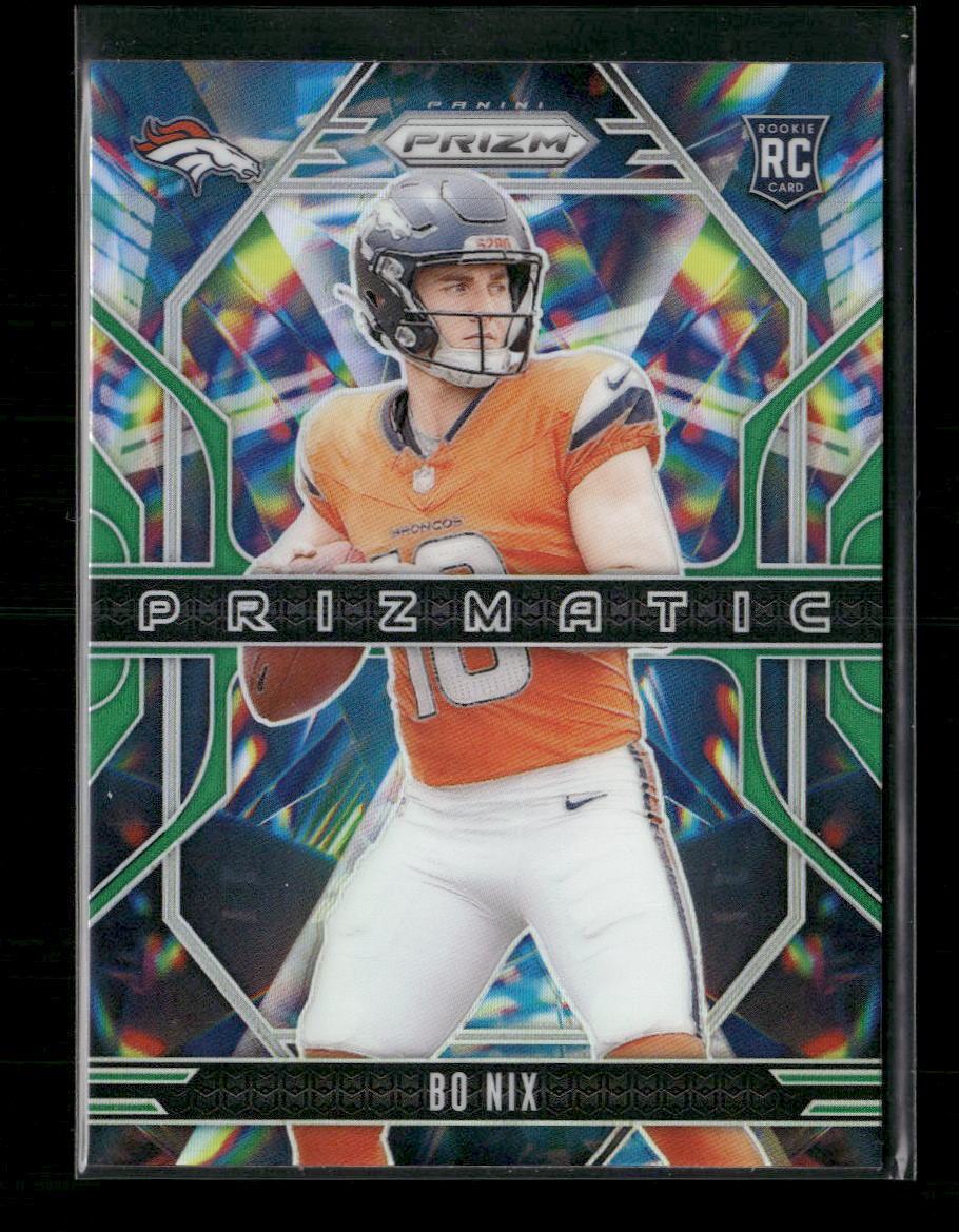 2024 Panini Prizm Prizmatic Silver Prizm Bo Nix #11 - Golden Apple Comics