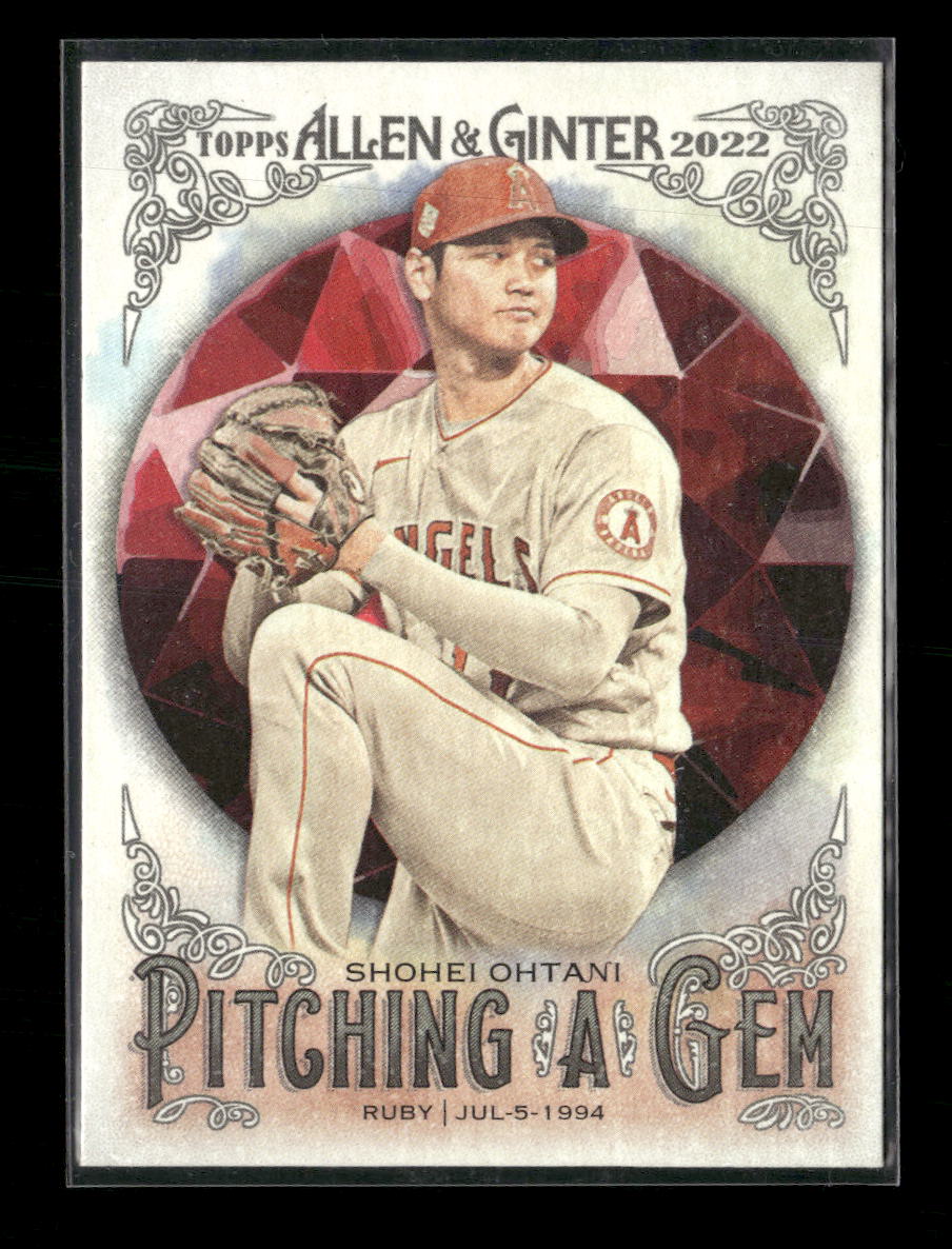 2022 Topps Allen & Ginter Pitching a Gem Shohei Ohtani #PAG-9 - Golden Apple Comics