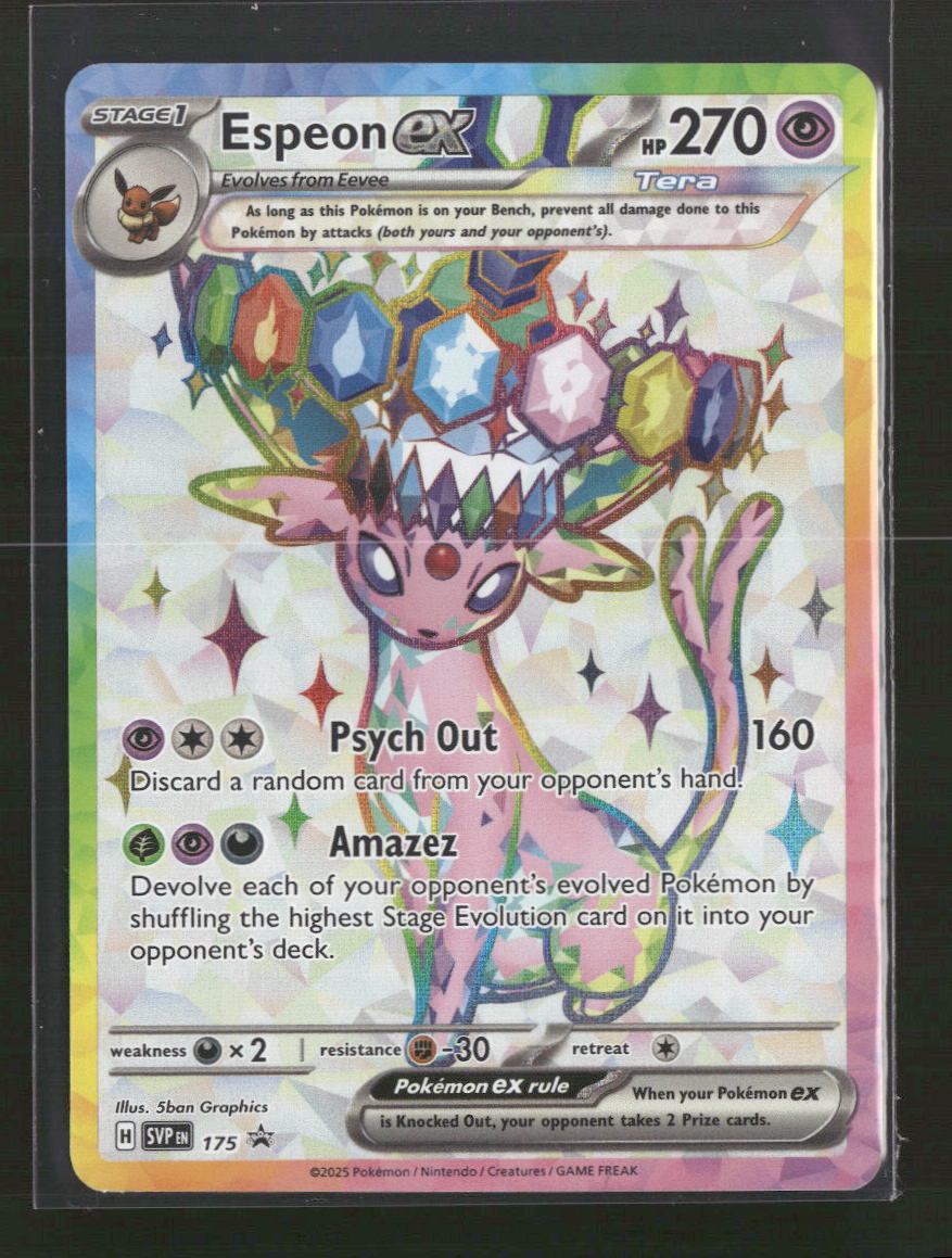 SV: Scarlet & Violet Promo Cards Espeon ex #SVP 175 - Golden Apple Comics