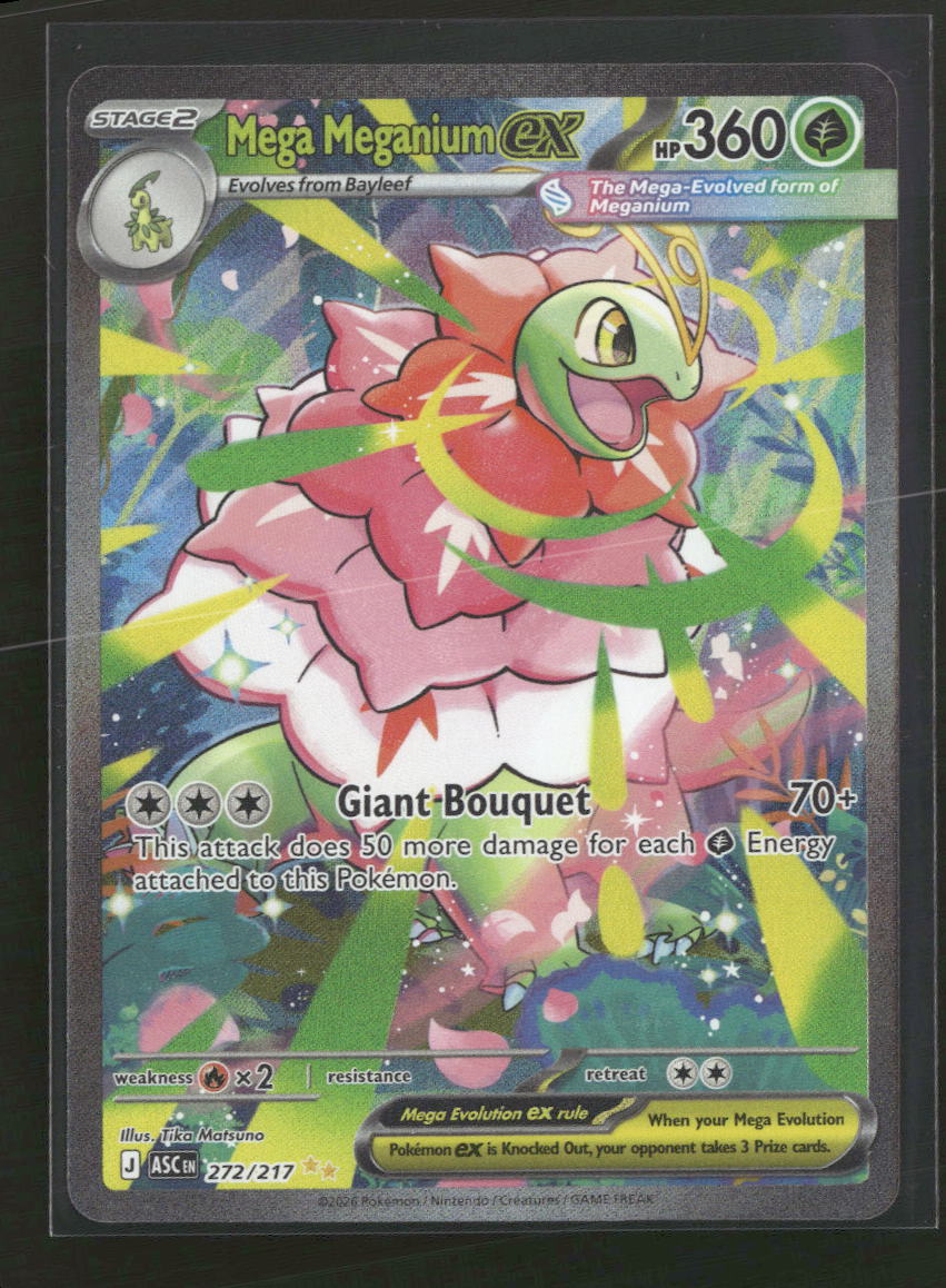 ME: Ascended Heroes Mega Meganium ex #272/217 - Golden Apple Comics