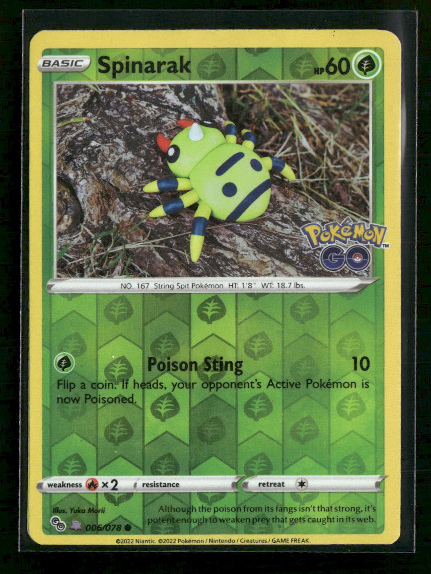 Pokemon GO Spinarak (Peelable Ditto) #006/078 - Golden Apple Comics