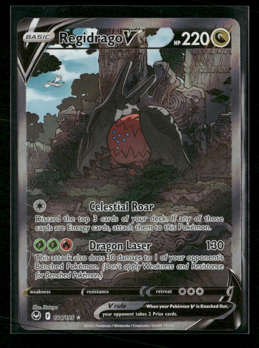 SWSH12: Silver Tempest Regidrago V (Alternate Full Art) #184/195 - Golden Apple Comics