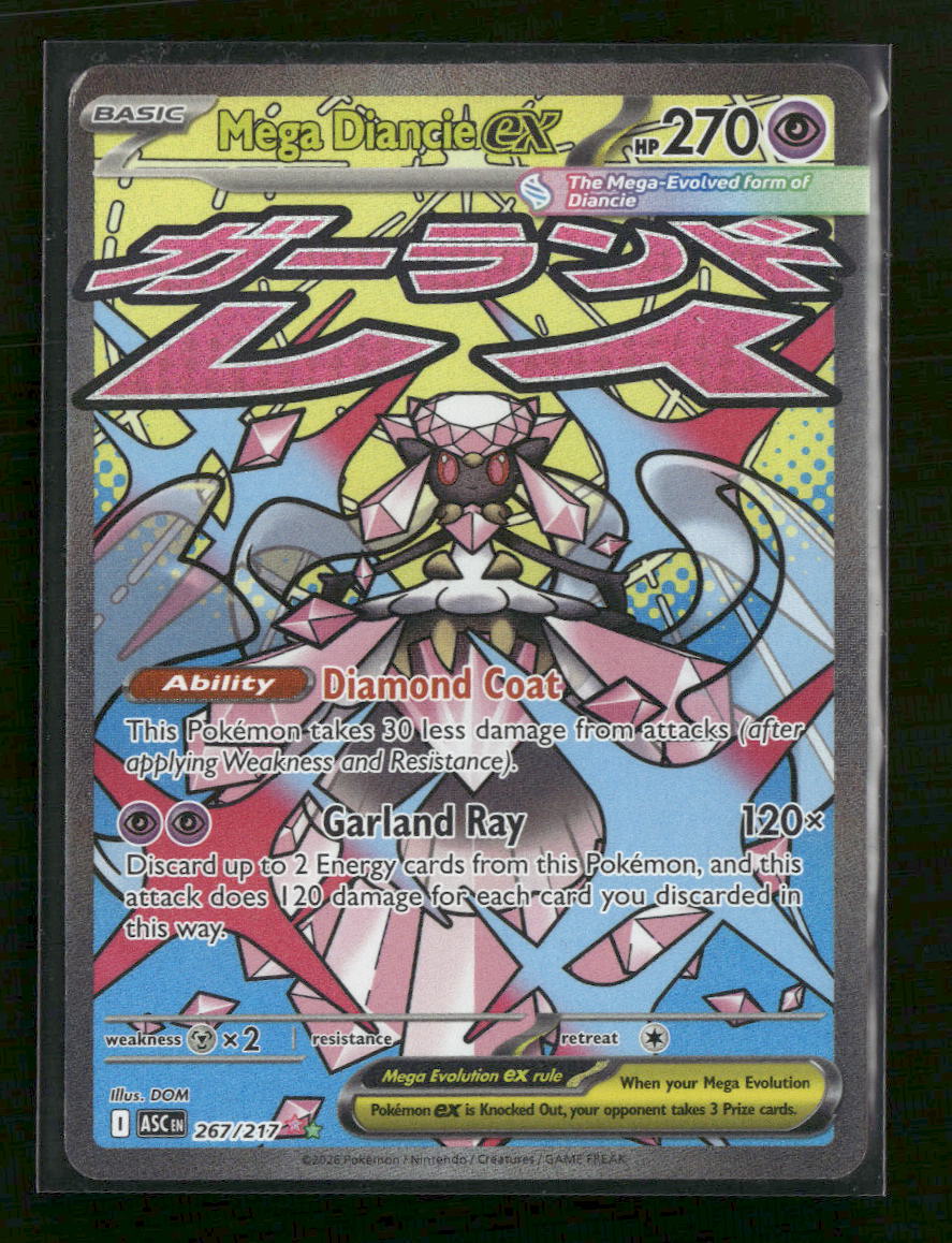 ME: Ascended Heroes Mega Diancie ex #267/217 - Golden Apple Comics