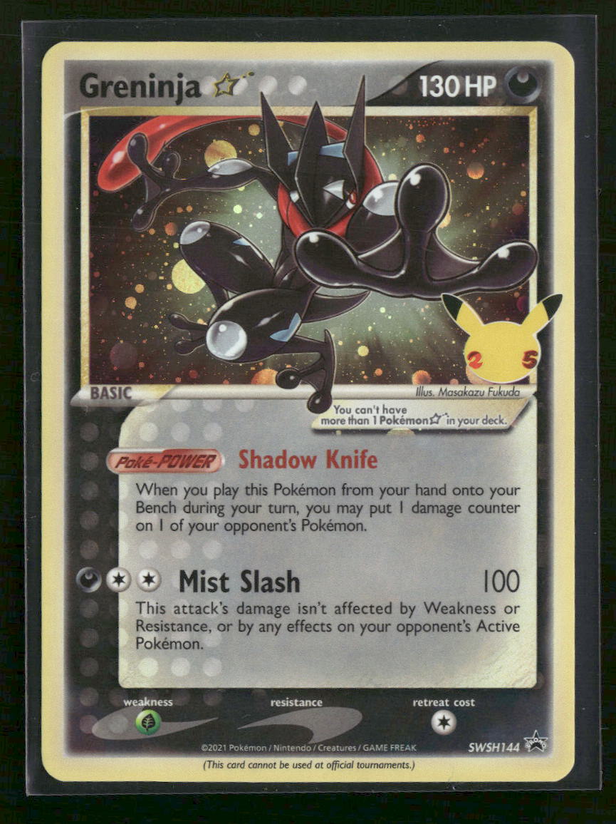 SWSH: Sword & Shield Promo Cards Greninja Star #SWSH144 - Golden Apple Comics