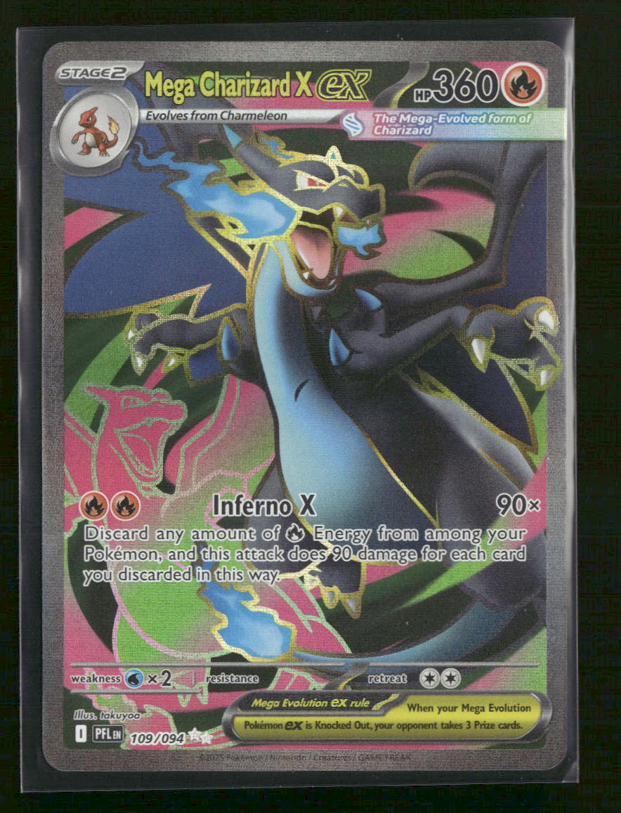 ME02: Phantasmal Flames Mega Charizard X ex #109/094 - Golden Apple Comics