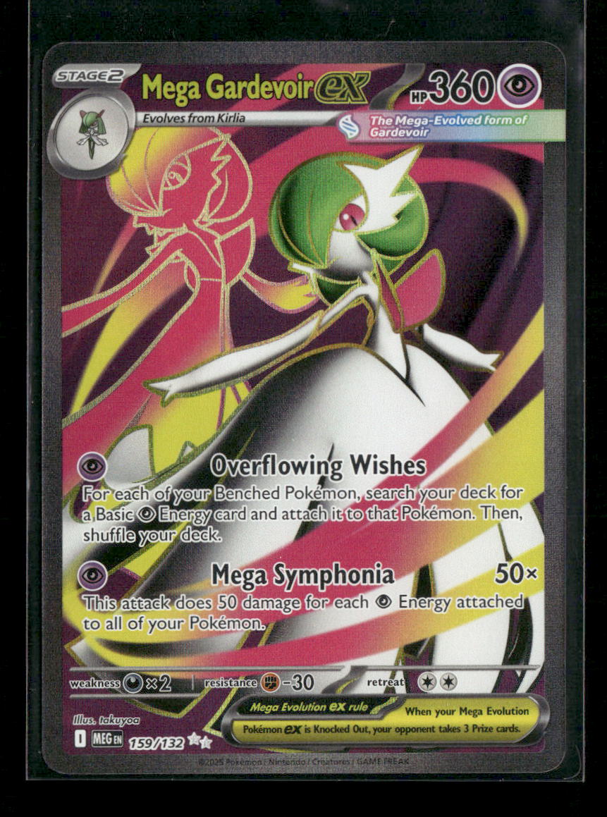 ME01: Mega Evolution Mega Gardevoir ex #159/132 - Golden Apple Comics
