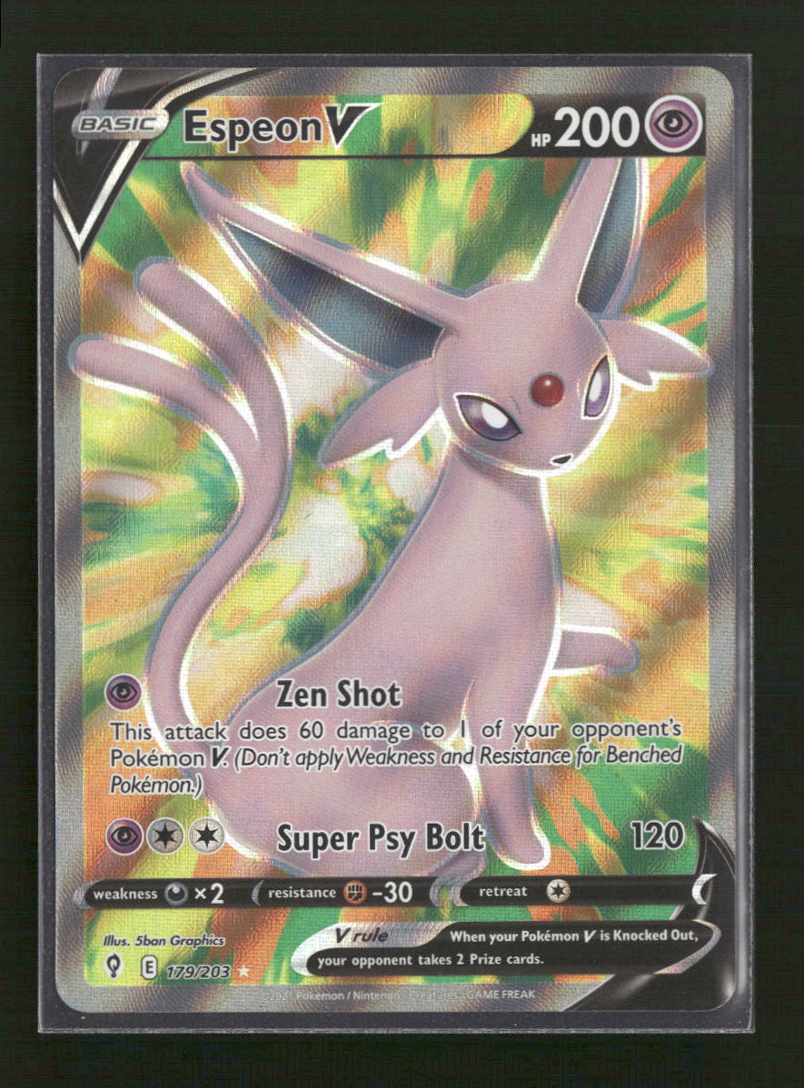 SWSH07: Evolving Skies Espeon V (Full Art) #179/203 - Golden Apple Comics