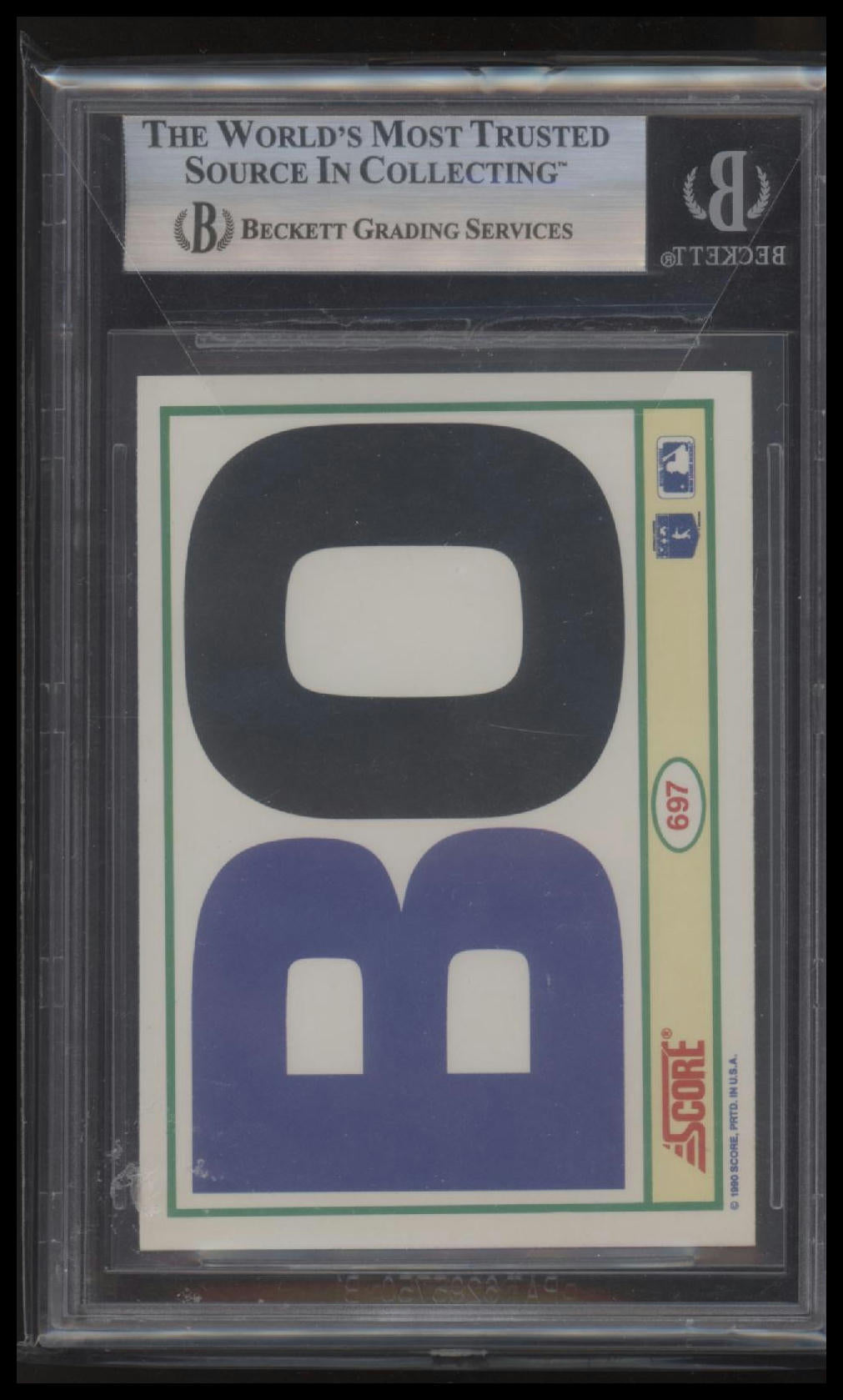 1990 Score Bo Jackson FB/BB 8.5 BGS #697 - Golden Apple Comics