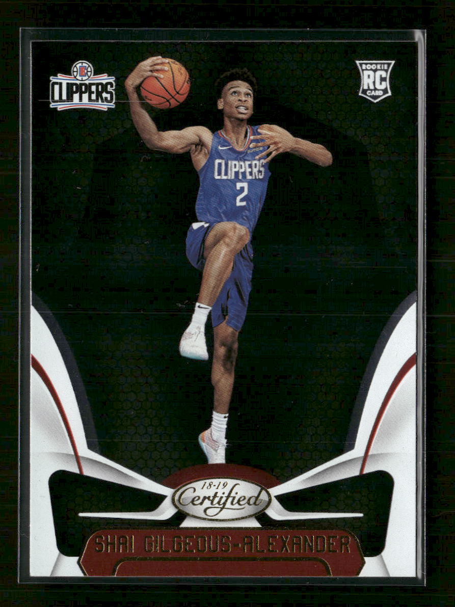 2018-19 Panini Certified Shai Gilgeous-Alexander Rookie #161 - Golden Apple Comics