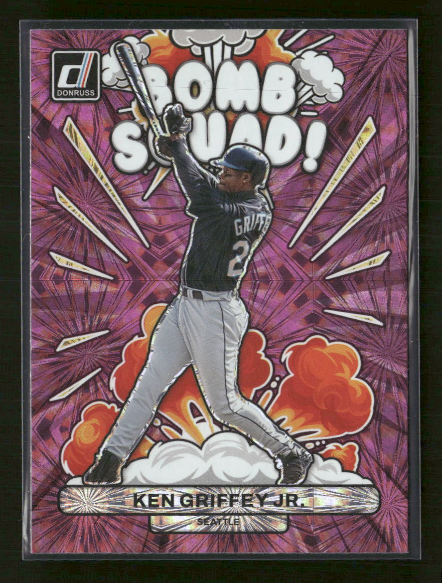 2023 Donruss Bomb Squad Pink Fireworks Ken Griffey Jr. #BS2 - Golden Apple Comics