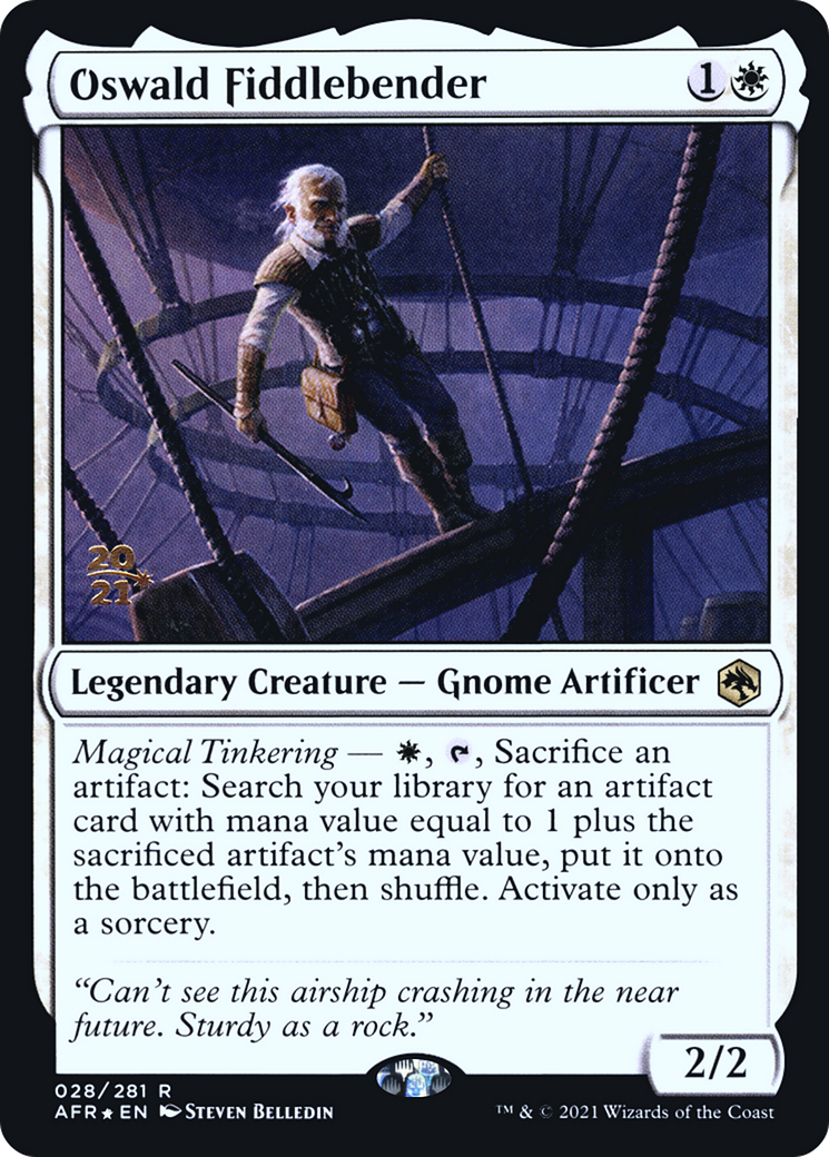 Oswald Fiddlebender (PRE-28S) - Adventures in the Forgotten Realms Promos Foil