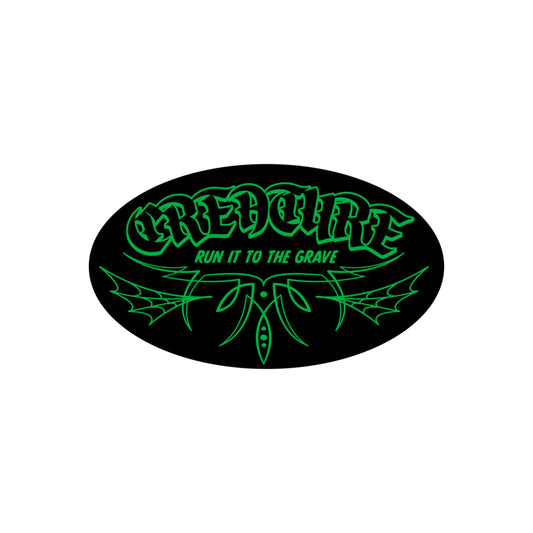 Creature To The Grave Sticker 4 in x 2.375 in Sticker