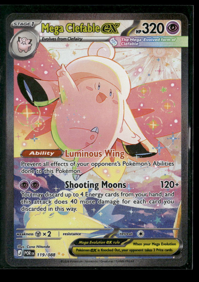 ME03: Perfect Order Mega Clefable ex #119/088 - Golden Apple Comics
