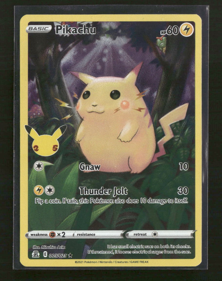Celebrations Pikachu #005/025 - Golden Apple Comics