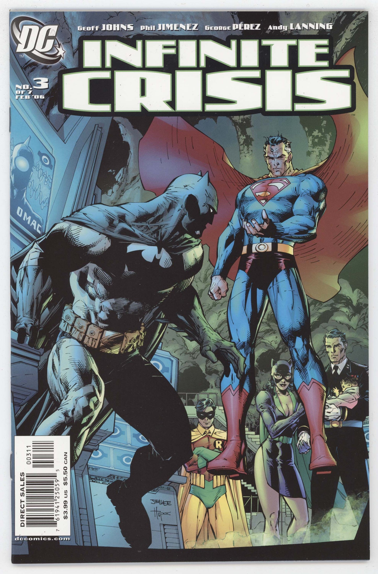 Infinite Crisis 3 B DC 2006 NM 1st Jamie Reyes Superman Batman Jim Lee