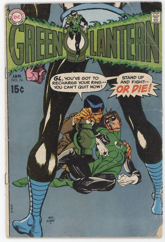 Green Lantern 74 DC 1970 VG Gil Kane Sinestro Star Sapphire