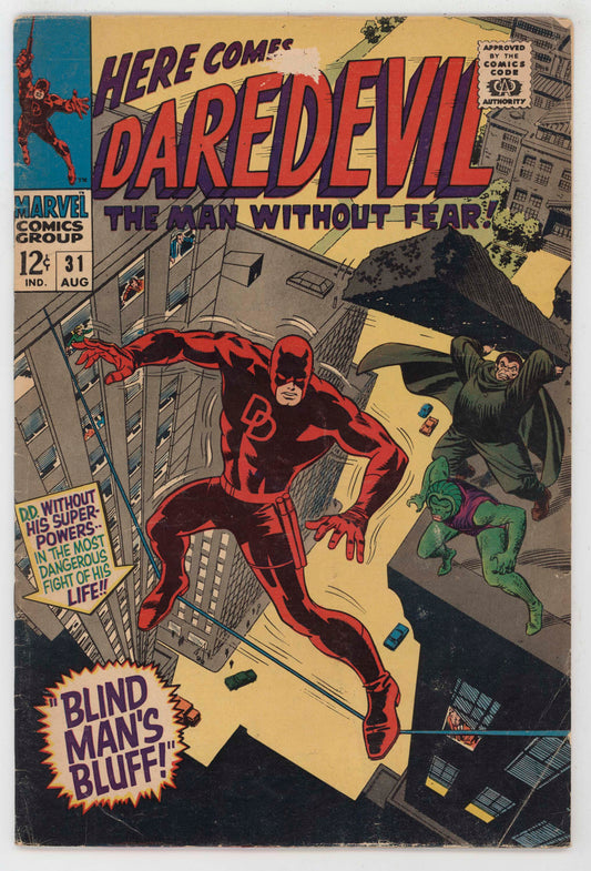Daredevil 31 Marvel 1967 VG Cobra Mr Hyde Gene Colan Stan Lee