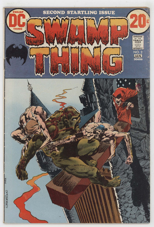 Swamp Thing 2 DC 1973 VG FN Bernie Wrightson Len Wein