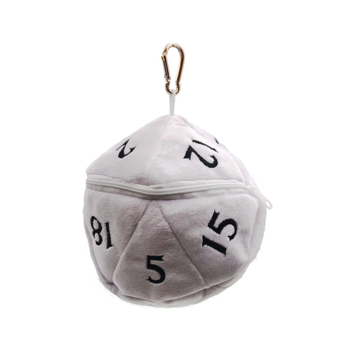 Ultra PRO: Dice Bag - Plush D20 (White)