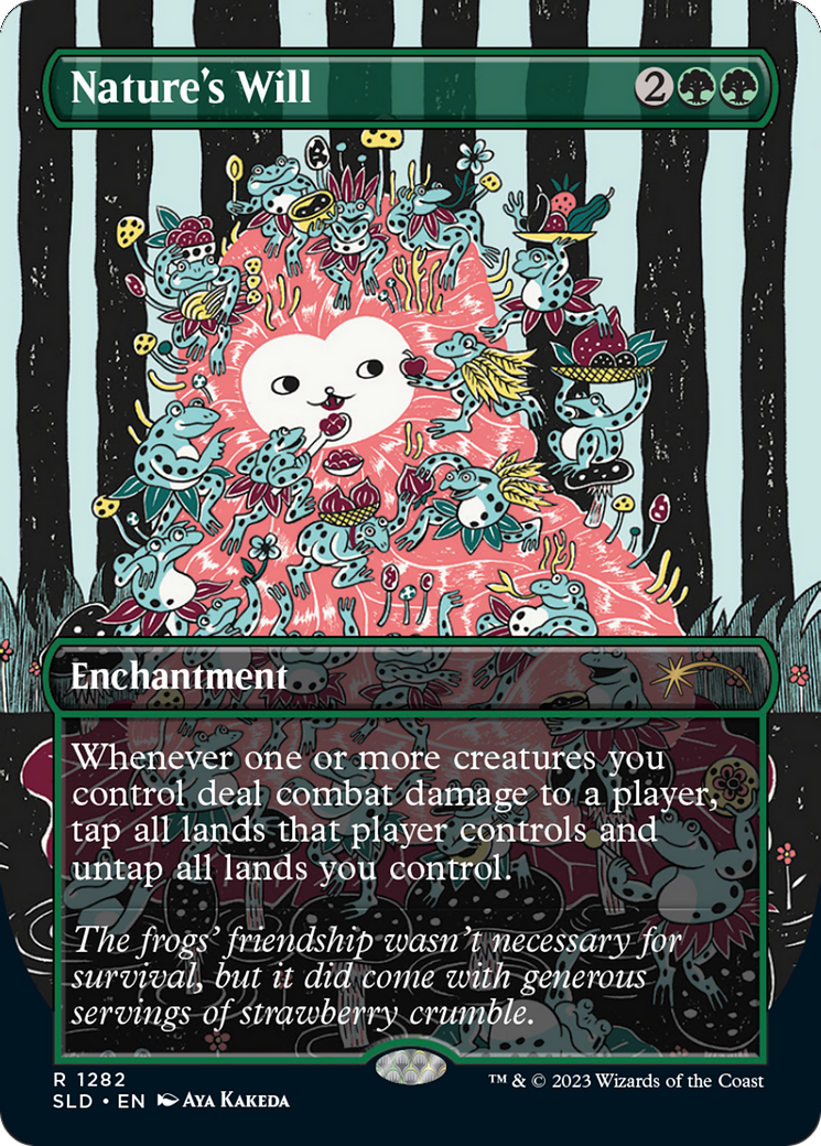 Nature's Will (SLD-1282) - Secret Lair Drop (Borderless) Foil