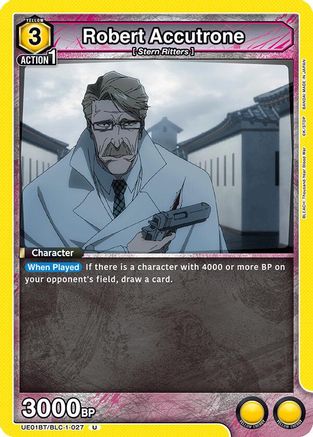Robert Accutrone (UE01BT/BLC-1-027) - UE01BT BLEACH ThousandYear Blood War