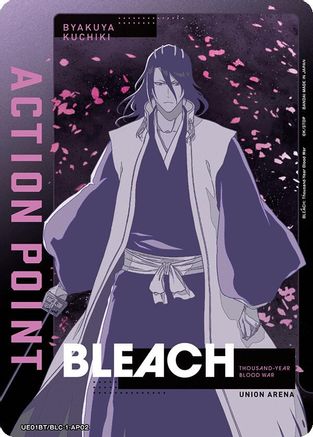 Action Point Card (AP02) (Byakuya Kuchiki) (UE01BT/BLC-1-AP02) - UE01BT BLEACH ThousandYear Blood War