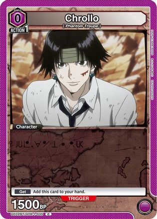 Chrollo (035) (Box Topper Foil) (UE02BT/HTR-1-035) - UE02BT HUNTER X HUNTER Foil