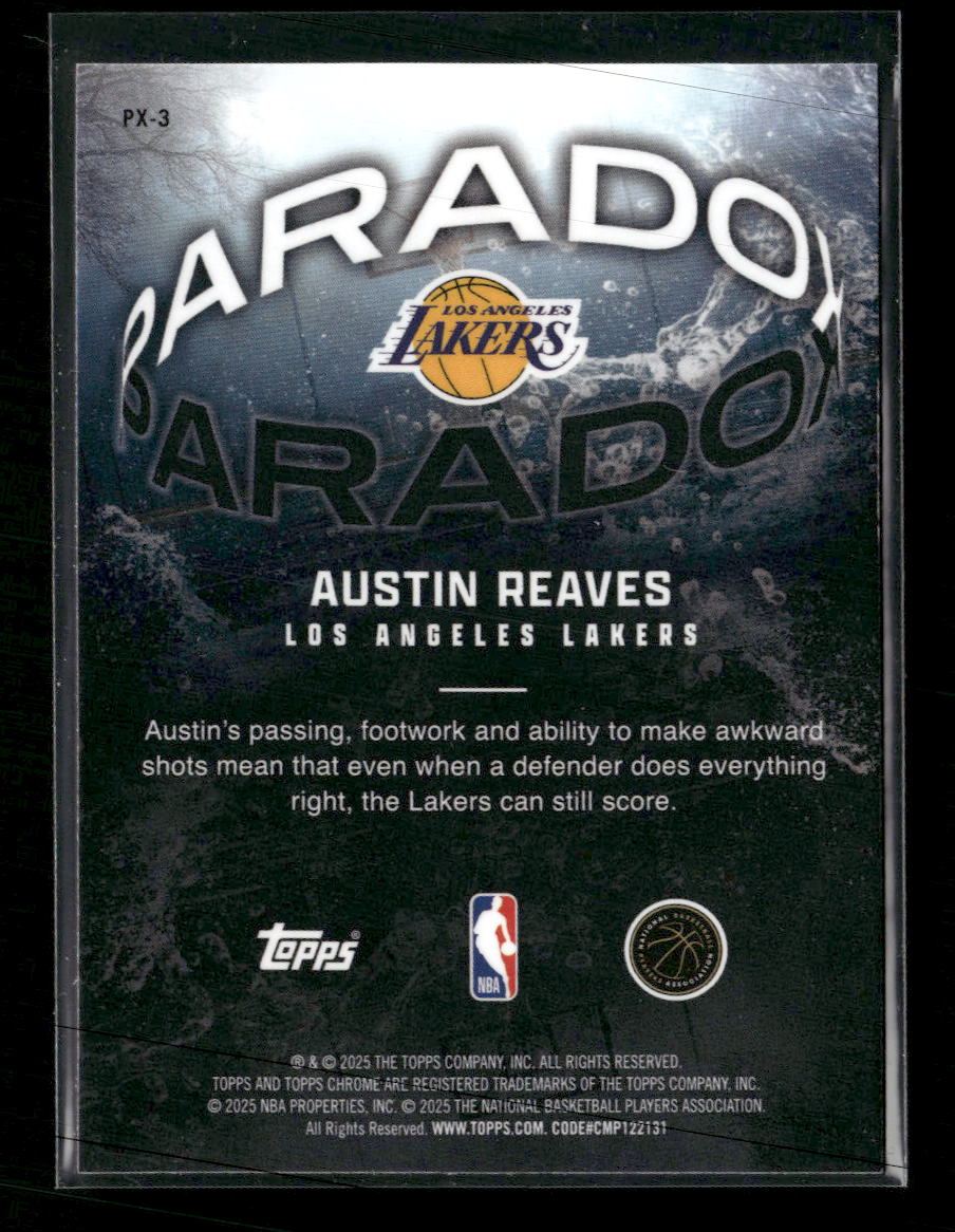 2025-26 Topps Chrome Paradox Austin Reaves #PX-3