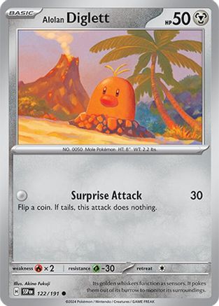 Alolan Diglett 122/191 - SV08 Surging Sparks