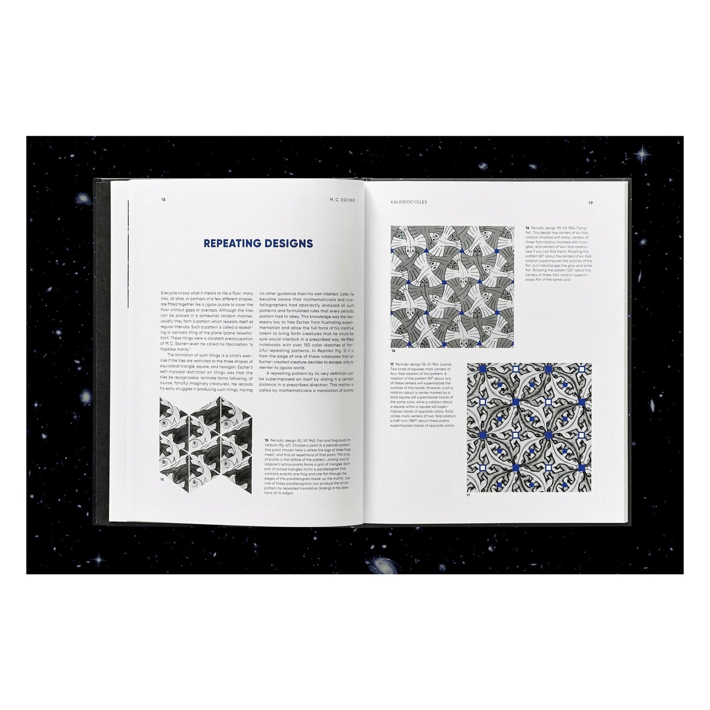 M.C. Escher. Kaleidocycles (English)