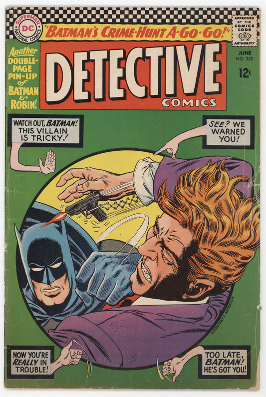 Batman Detective Comics 352 DC 1965 GD VG Carmine Infantino Elongated Man