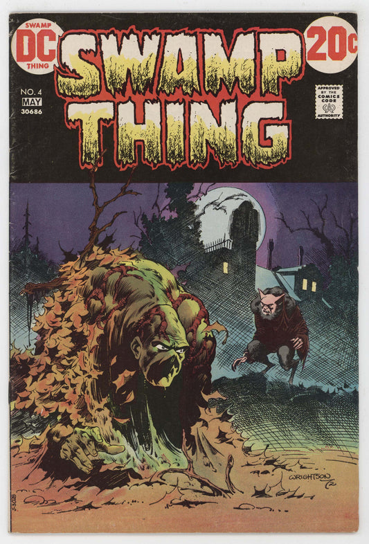 Swamp Thing 4 DC 1973 FN VF Bernie Wrightson Len Wein