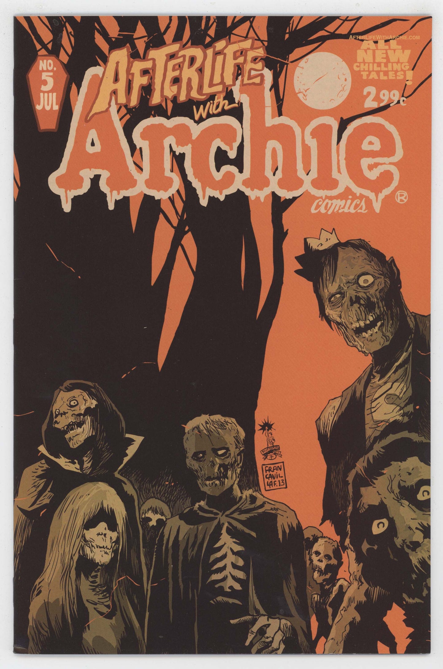 Afterlife With Archie 5 A 2014 NM- 9.2 Francesco Francavilla Roberto Sacasa