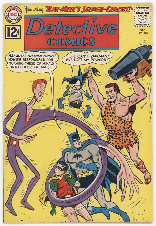 Batman Detective Comics 310 DC 1962 VG Sheldon Moldoff Robin Bat-Mite Rubberman