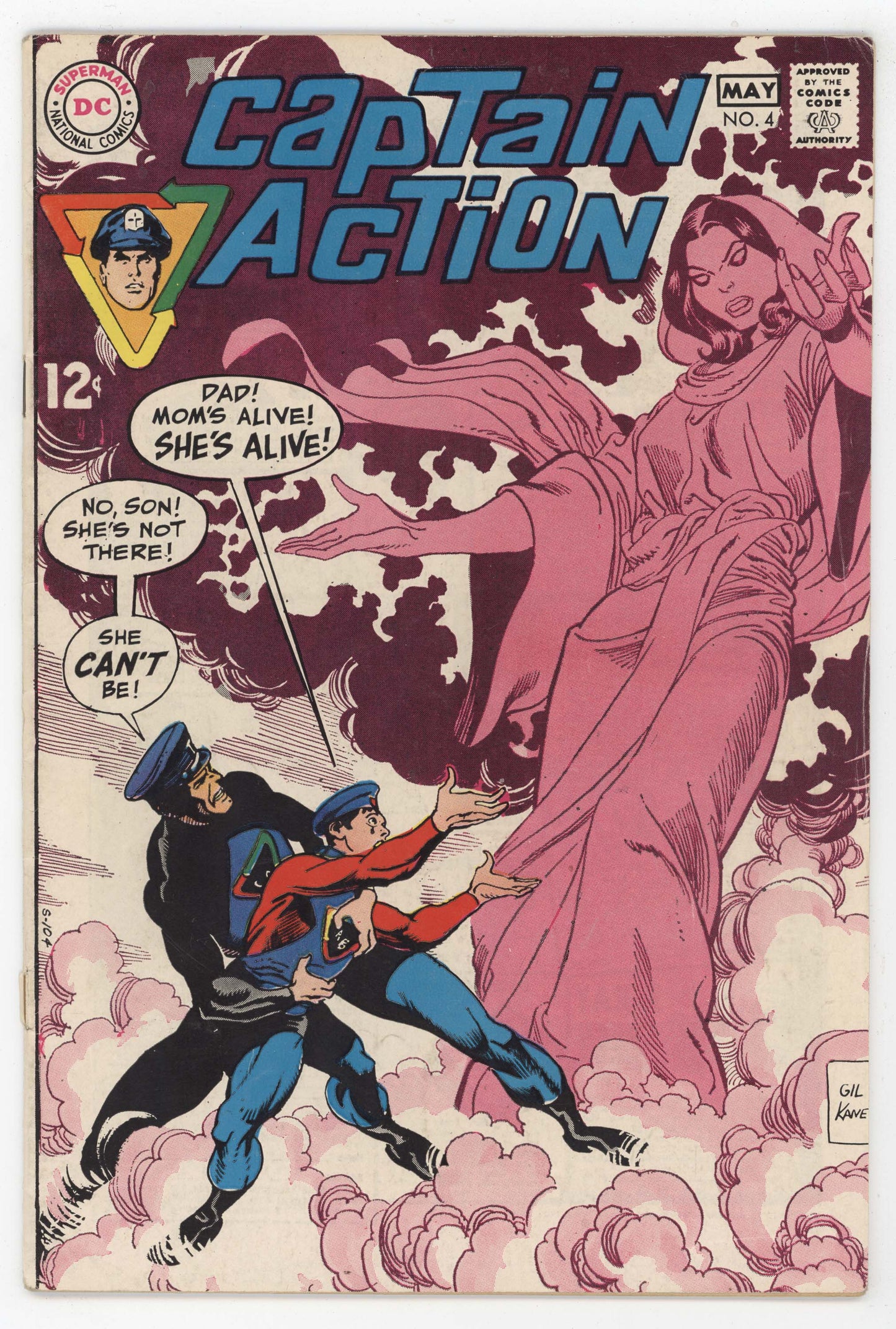 Captain Action 4 DC 1969 GD VG Gil Kane