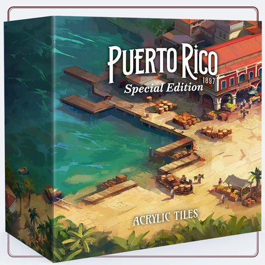 Puerto Rico 1897: Special Edition Acrylic Tiles - Golden Apple Comics