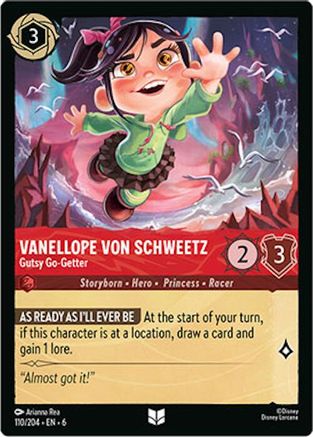 Vanellope von Schweetz - Gutsy Go-Getter (110/204) - Azurite Sea