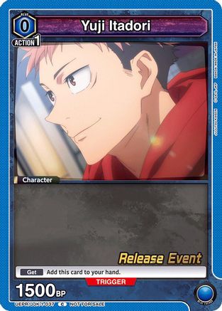 Yuji Itadori (037) (UEPR/JJK-1-037) - UE03BT Jujutsu Kaisen Release Event Cards