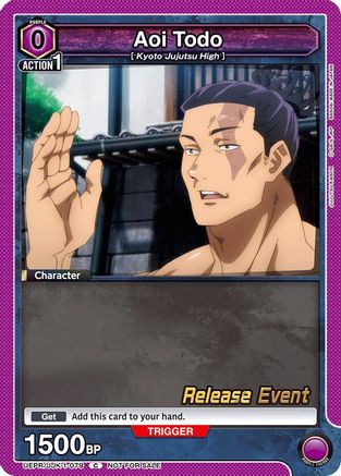 Aoi Todo (079) (UEPR/JJK-1-079) - UE03BT Jujutsu Kaisen Release Event Cards