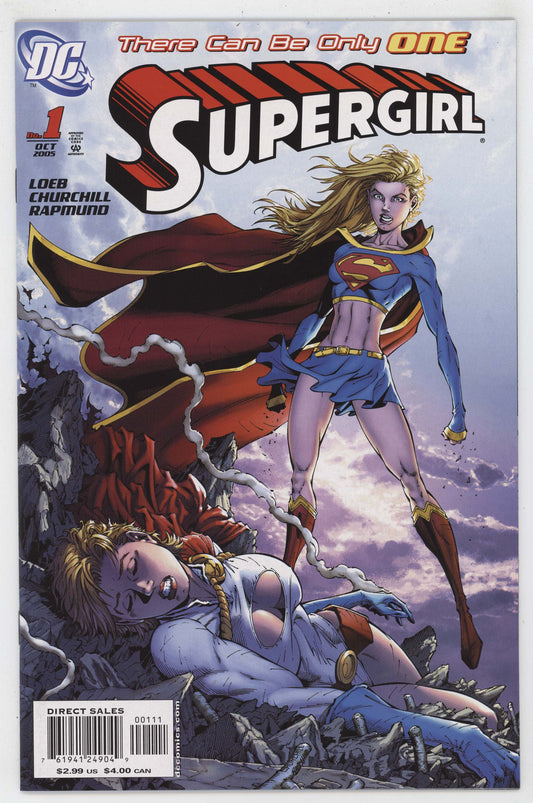 Supergirl 1 A DC 2005 NM Ian Churchill Power Girl GGA Jeph Loeb