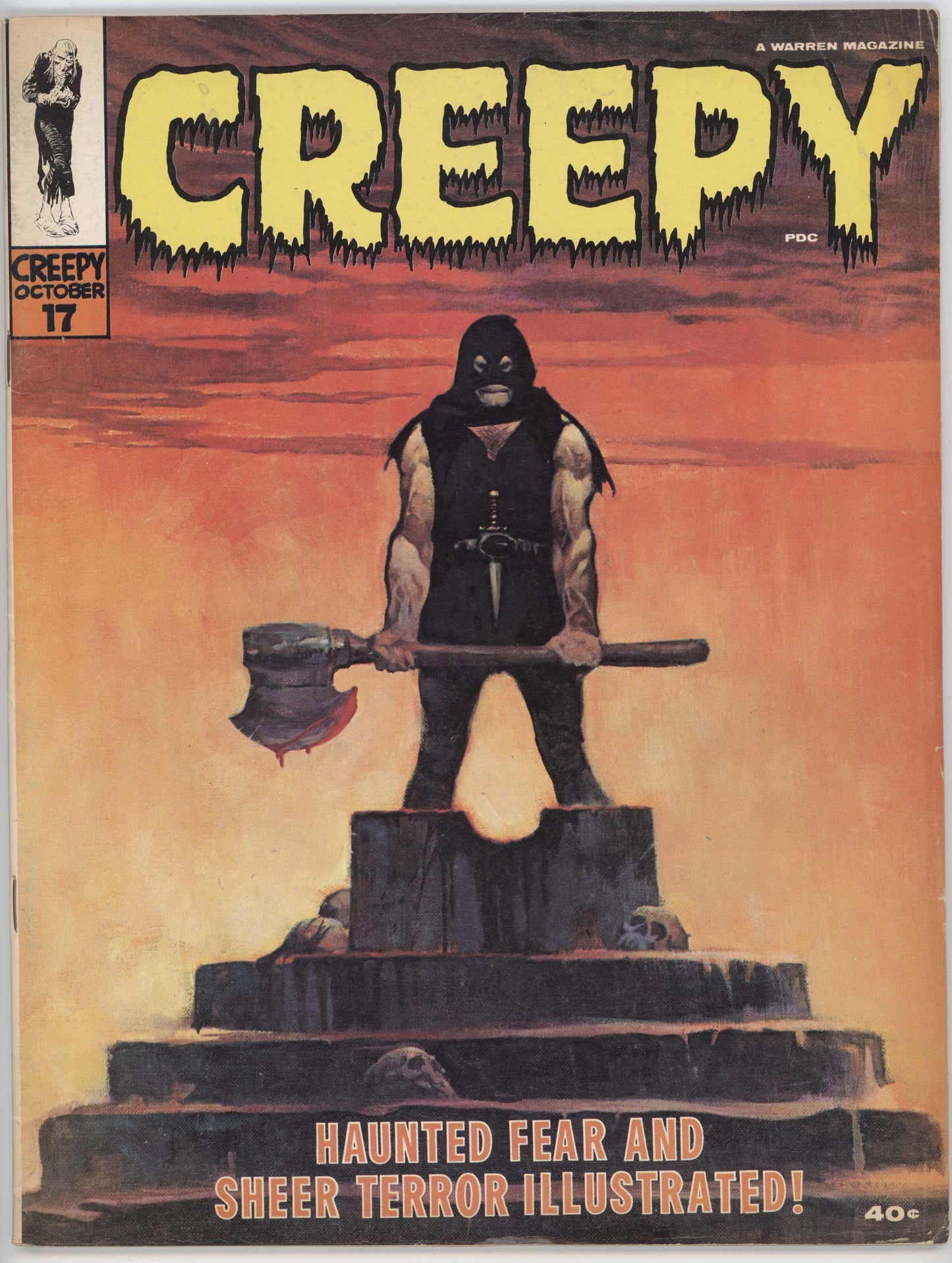 Creepy Magazine 17 Warren 1967 VG FN Frank Frazetta Executioner
